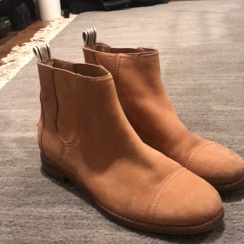 SPERRY brown suede ankle boots (sz 6.5)